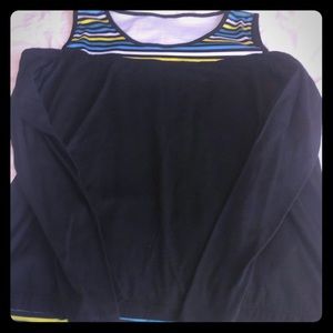 Black long sleeve blouse